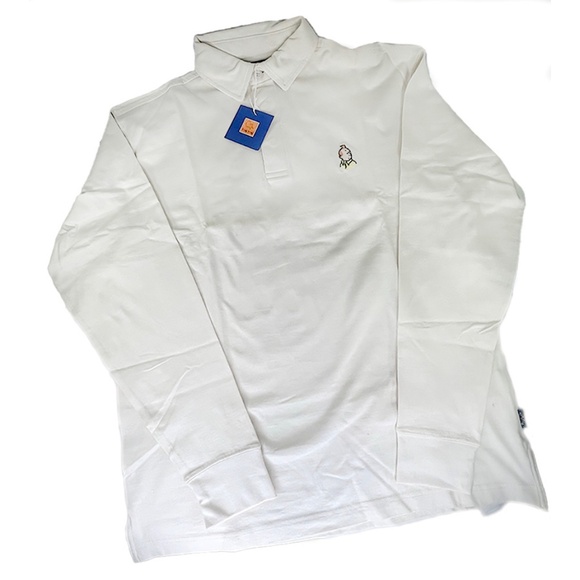 Adventures of Tintin Cream Embroidered Vintage Polo - Picture 2 of 7